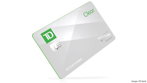 which credit cards are contactless td bank|td clear credit card no interest.